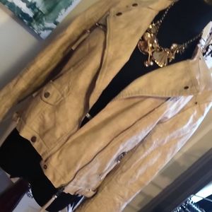 "Rare" brand leatherette lined jacket
